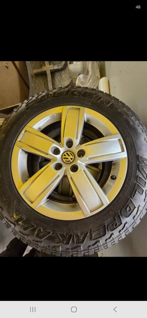 VW Amarok I 2H 18 Zoll Alufelgen Manaus 4 Stk. Winterreifen