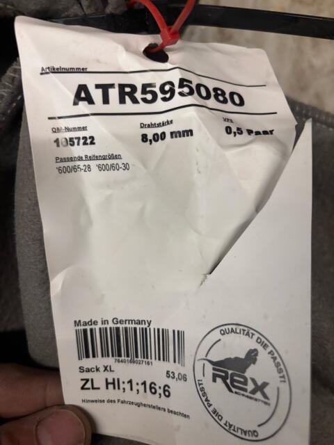 Schneeketten 600/65R28 oder 600/60R30