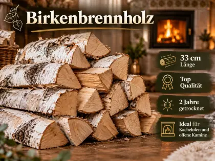 Kachelofen, Kaminholz