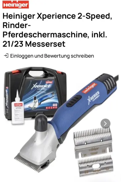 Schermaschine Heiniger Xperience 2-Speed