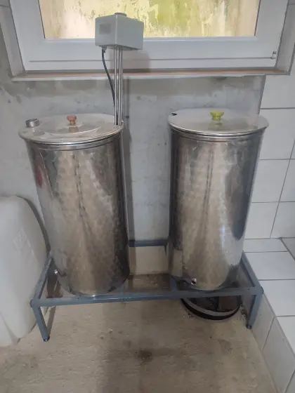 Edelstahlbehälter, Saftherstellung