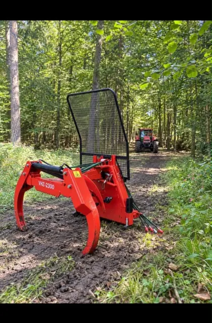 Fransgard Rückezange mit Seilwinde VHZ 2.300