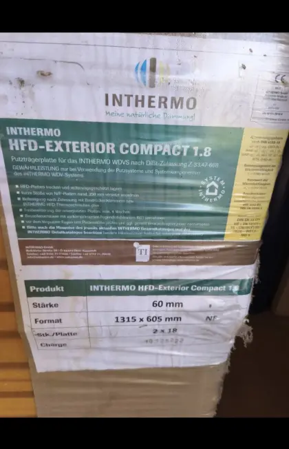 Inthermo Weichfaserplatte 6 cm N+F HFD Exterior Compact 1.8