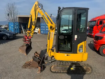 Komatsu PC18 MR Powertilt, 3 Löffel, Komatsu PC18 MR