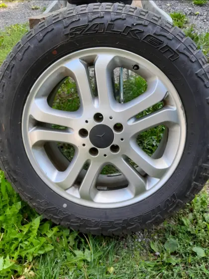 Kompletträder 255/55 R 18 auf Alu von Mercedes ML320