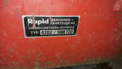 Sichelmulcher für Motormäher Rapid Euro 3 oder 4