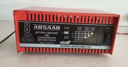 ABSAAR Batterie-Ladegerät mit el. Batterietester