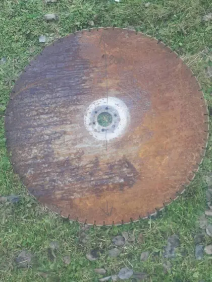 Stumpfes Diamant-Sägeblatt