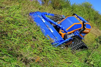 Mulcharbeiten, Forstmulchen