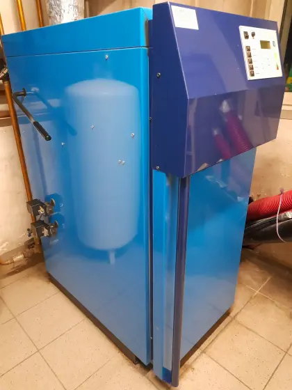 Stückgut-Heizkessel ETA-Buderus 20 kW