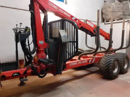 Stepa Rückewagen 11 t mit 8 m Kran FKL