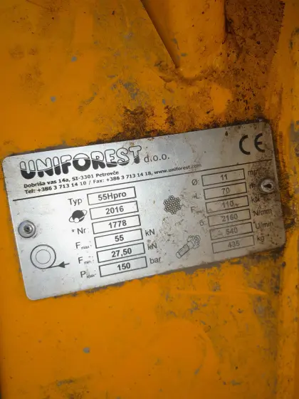 Seilwinde Uniforest 55Hpro