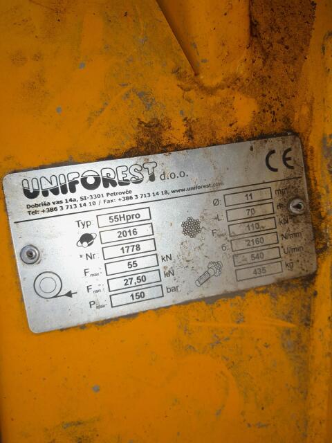 Seilwinde Uniforest 55Hpro