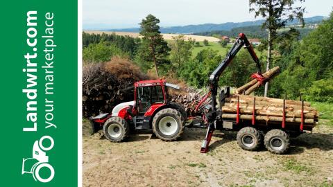 Ausgebrannten Forwarder gerettet! 1 Jahr Arbeit für Rückewagen-Eigenbau | landwirt.com