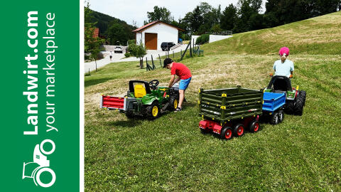 500 Watt Fahrspaß: Trettraktoren mit E-Antrieb | landwirt.com