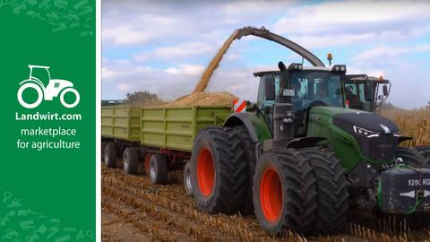 Road Train / Fendt 1050 Vario / 10 X HW80 / Gewicht 118 Tonnen / Gut Grambow / Maisernte 2018