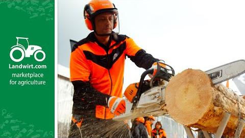 STIHL MS 500i Motorsäge im Einsatz | Austrofoma 2019