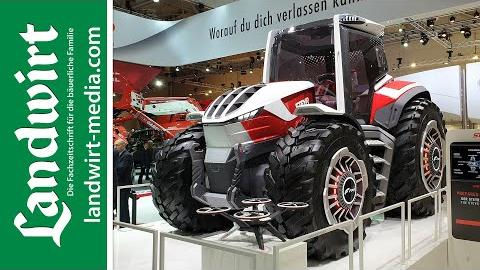 Steyr Konzept mit Hybridantrieb auf der Agritechnica 2019