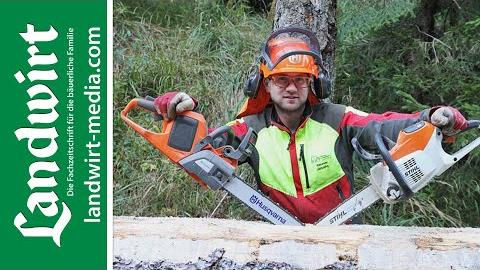 Stihl oder Husqvarna - Akkusägen im Test