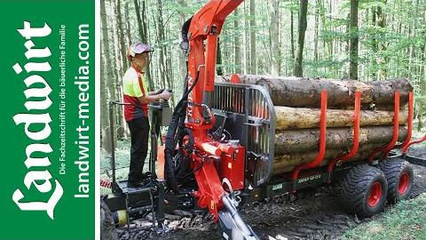 Krpan Krananhänger im Test