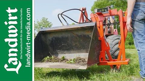Ampferstechen mechanisch und hydraulisch
