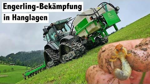 Engerlinge bekämpfen in Hanglagen | Lohnunternehmen Imlauer