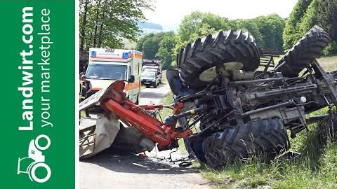 Traktorunfälle: Verletzungen durch Sicherheitsgurte vermeiden