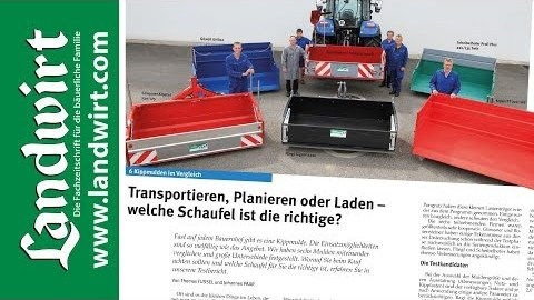 6 Kippmulden im Vergleich