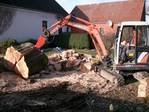 Holzspalter für die Scheitholzerzeugung