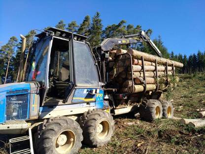 Bild 4:Forstdienstleistung, Holzschlägerung, Landschaftspflege
