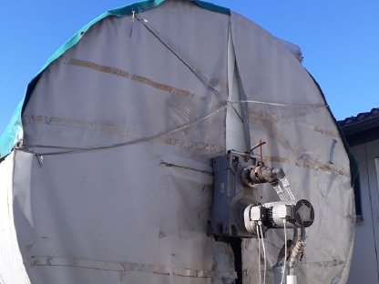 Bild 3:Rohrfermenter 160 m³