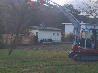 Bild 2:Erdarbeiten/Rodungsarbeiten