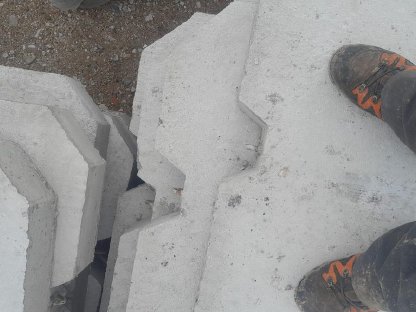 Bild 2:Betongroßflächenplatten, Beton, Schwerlast, Bodenplatten