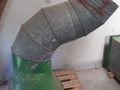 Bild 5:Staubabscheider, Zentrifugalabscheider für Maistrockner Stela