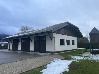 Bild 2:Remise mit Wolf System Satteldachbinder