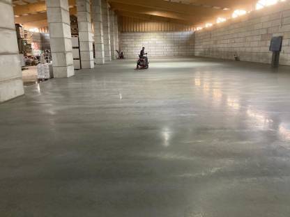 Bild 5:Industrieboden, Betonboden, Betonieren, Flügelglätten, Beton