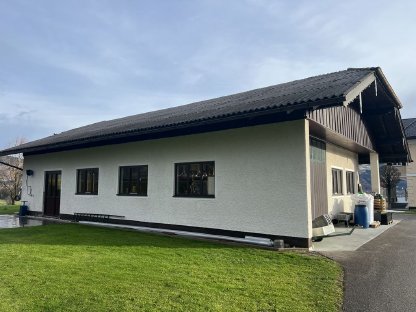 Bild 4:Remise mit Wolf System Satteldachbinder