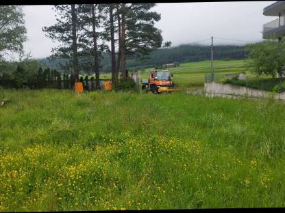 Bild 4:Mulchen, Landschaftspflege