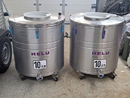 Milchtanks 300 l inkl. Transportwagen