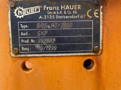 Bild 5:Hauer Schneepflug SRS H2/2800