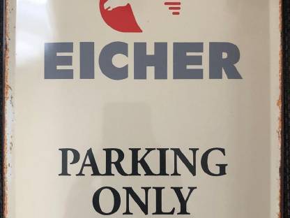 Blechschild 30 x 20 cm Eicher Parking Only