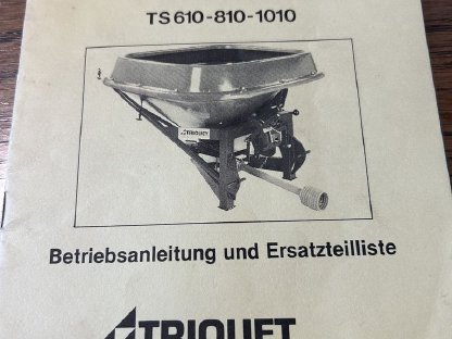 Bild 4:Düngerstreuer Trioliet TS 610-810-1010