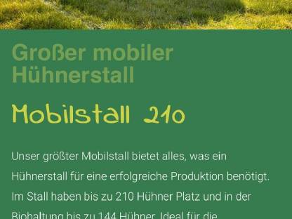 Hühnerstall Mobilstall 210