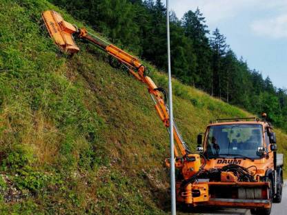 Böschungsmähen, Mulchen, Astsäge - Tirol, Zillertal