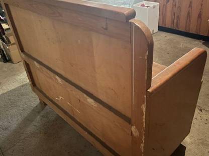 Bild 2:Antike bezaubernde Truhenbank, Holzbank