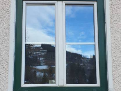 Fenster gegen Baustellenspende