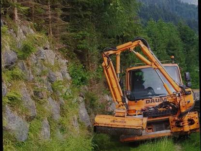 Bild 8:Böschungsmähen, Mulchen, Astsäge - Tirol, Zillertal