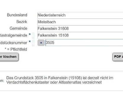 Bild 4:51 m² Wiese in Falkenstein/NÖ zu verkaufen