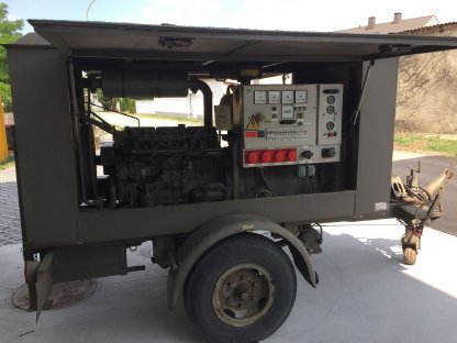 Mobiles Notstromaggregat 50 kVA MAN 6-Zylinder Motor