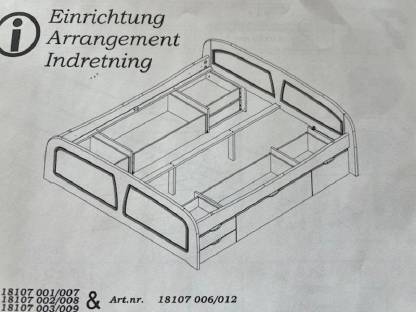 Bild 6:Großes Holzbett - Kiefer gelaugt, natur, massiv